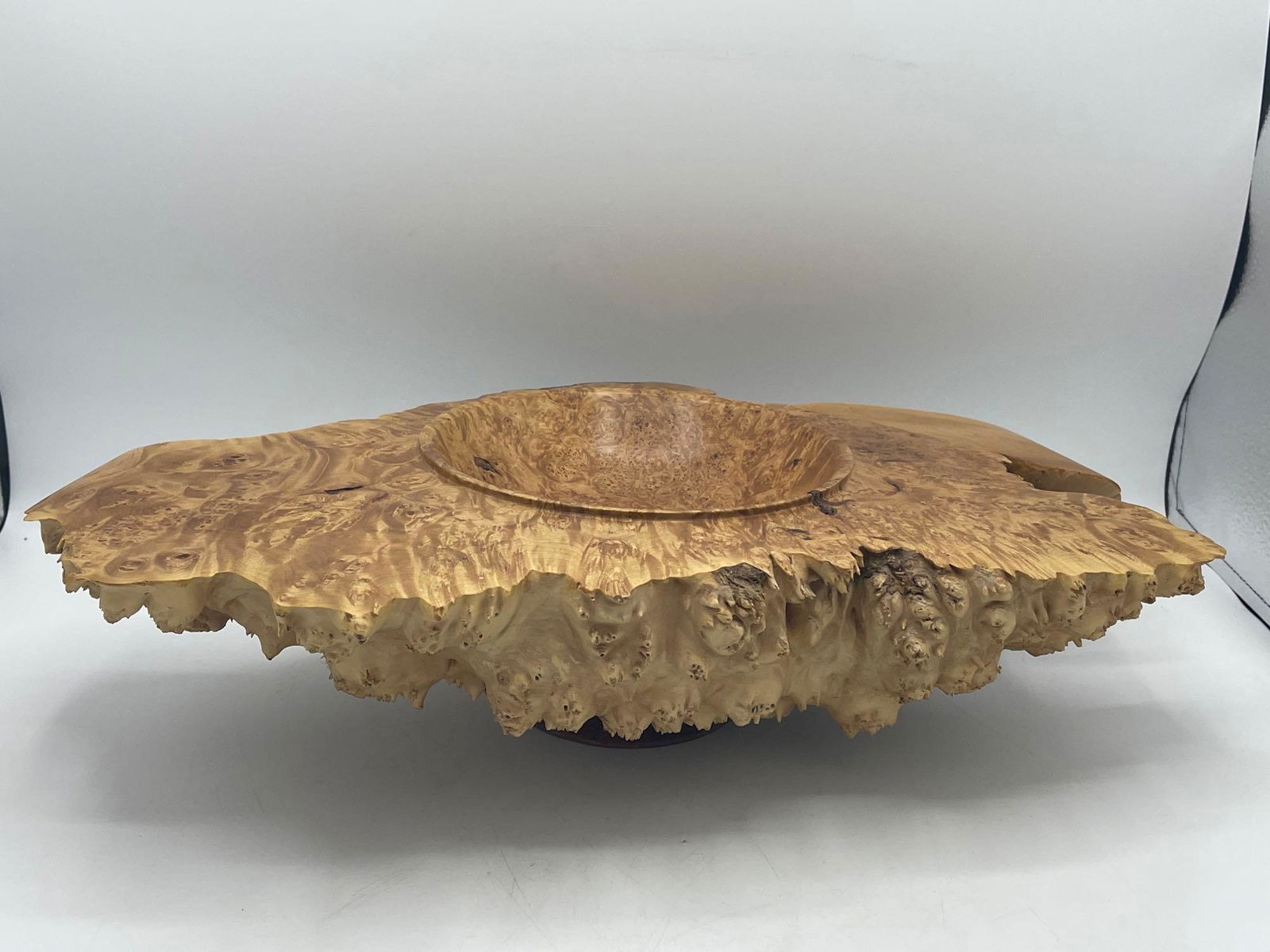 John Dickinson Burl Wood Bowl (1 of 6)