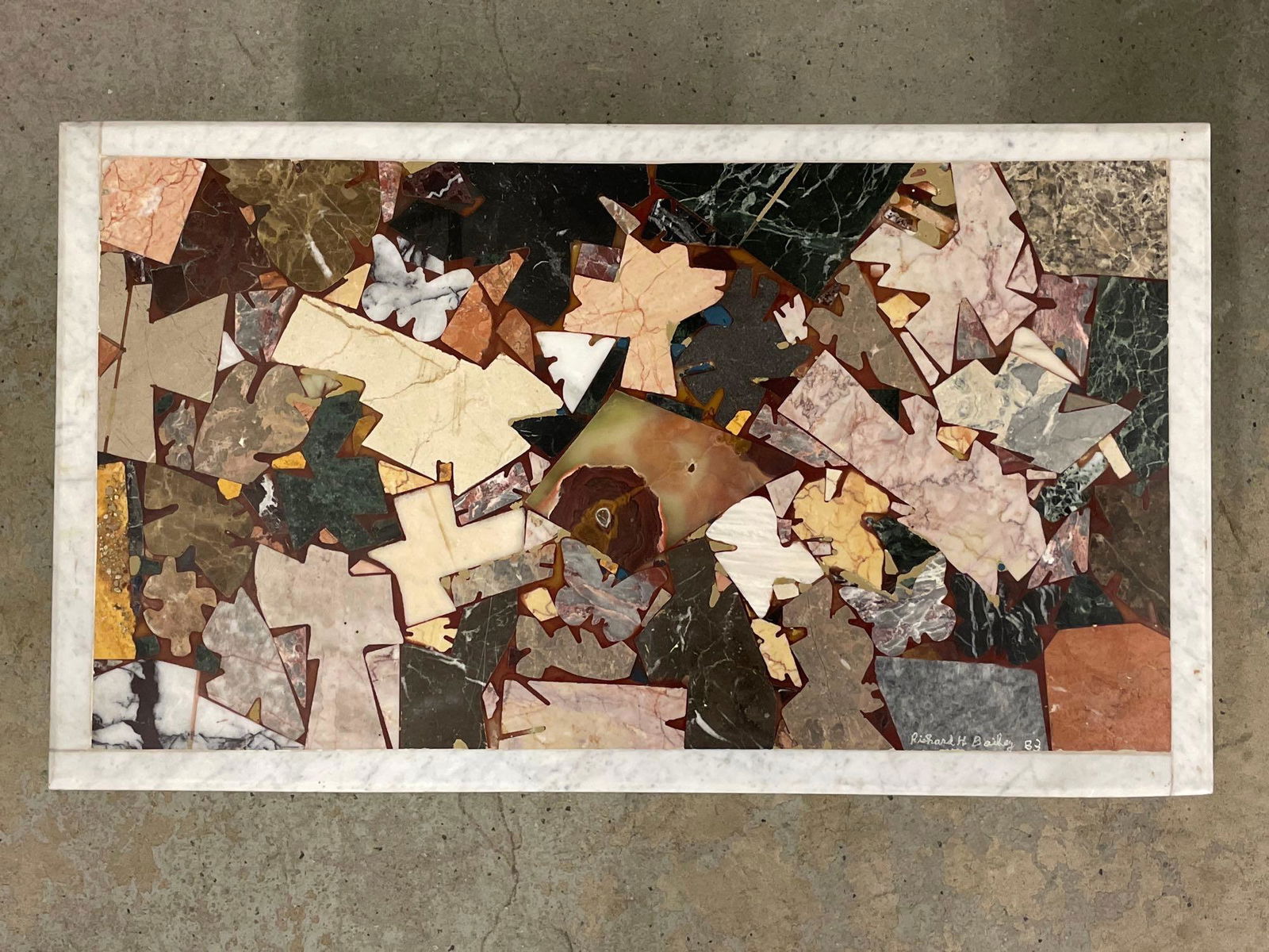 Richard Bailey. Abstract Mosaic Marble Panel (1 of 5)