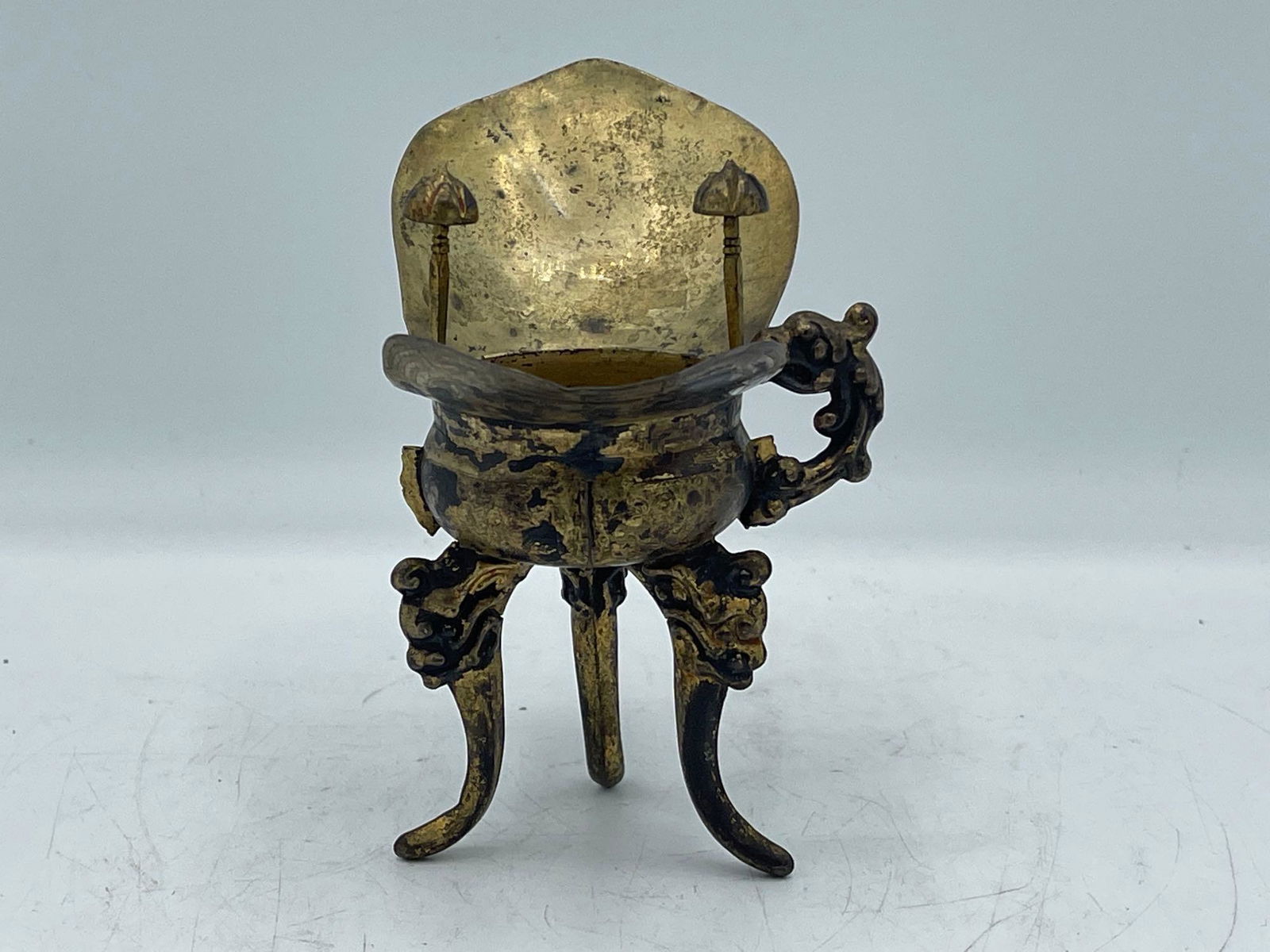 Chinese Silver Gilt Libation Cup (1 of 6)