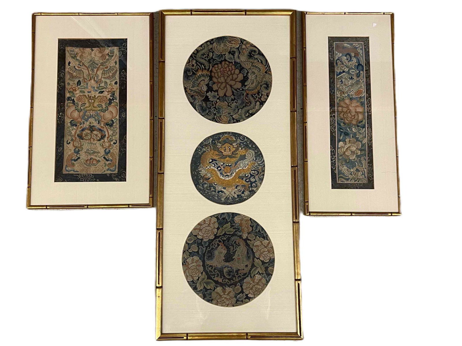 Three Asian Embroidered Silks (1 of 7)