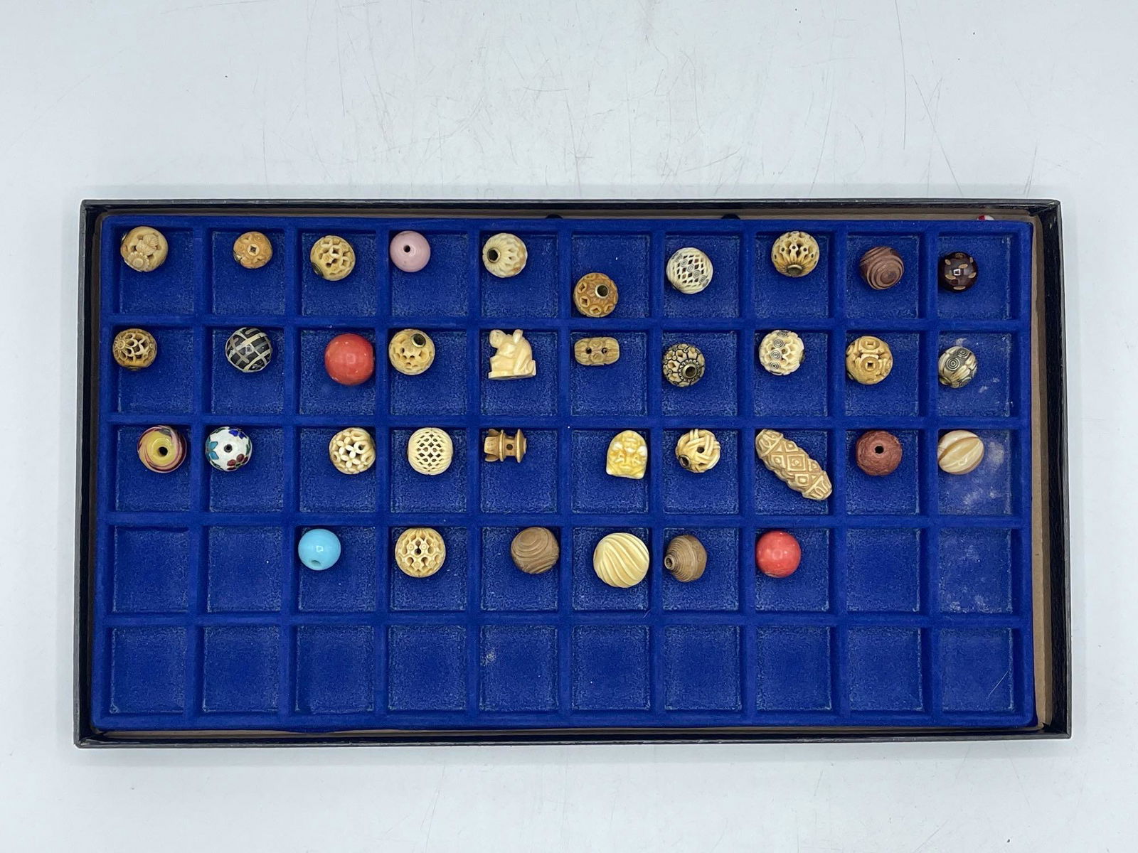 36 Carved Ojime Beads (1 of 5)