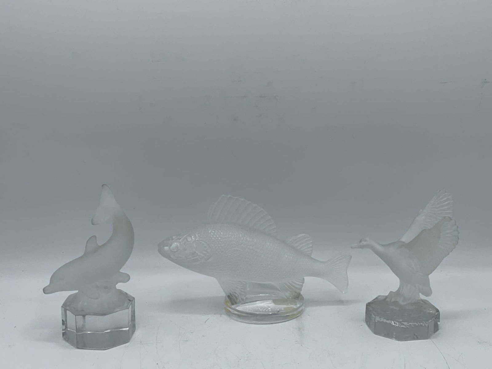 Three Crystal Animal Figurines (1 of 8)