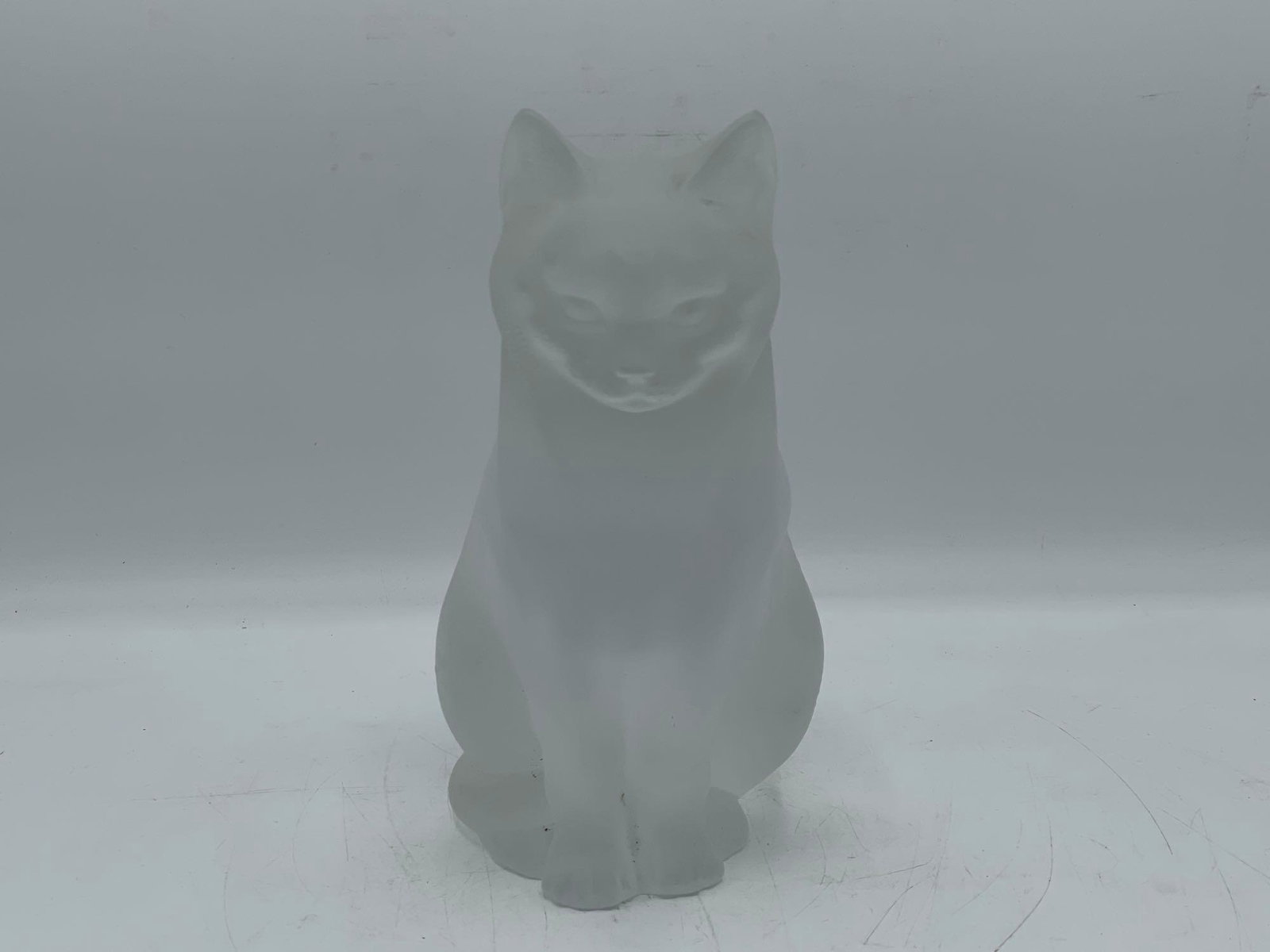 Lalique Chat Assis Cat Figurine (1 of 4)