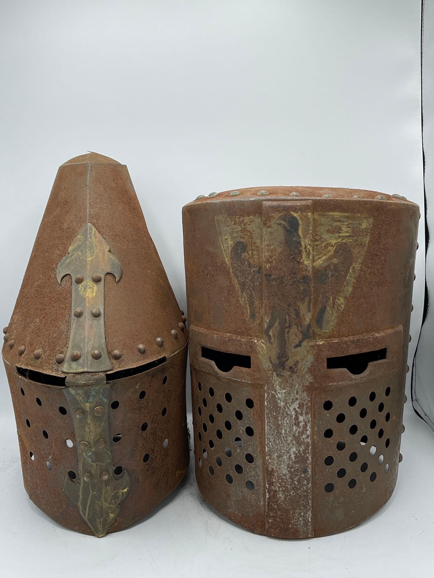 Two Medieval Style Helmets (1 of 4)