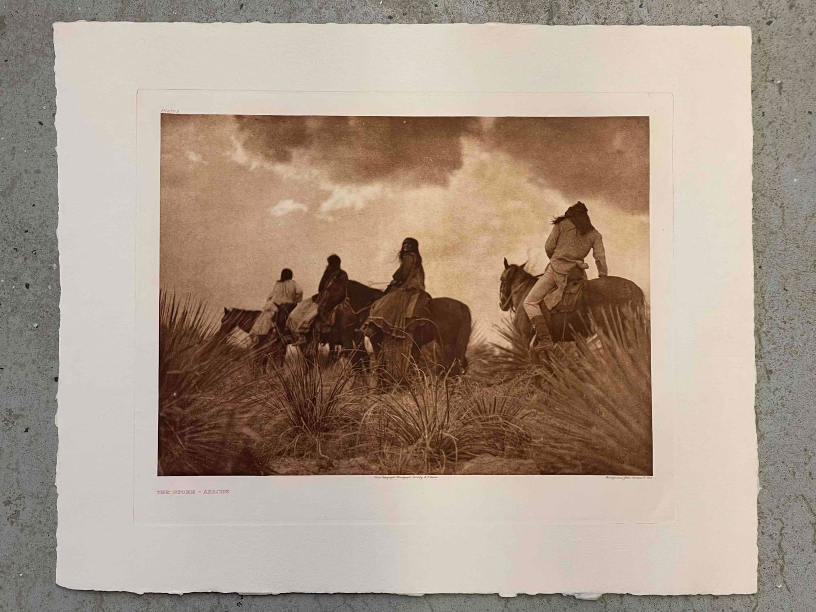 Edward Curtis. Photogravure, Apache (1 of 5)