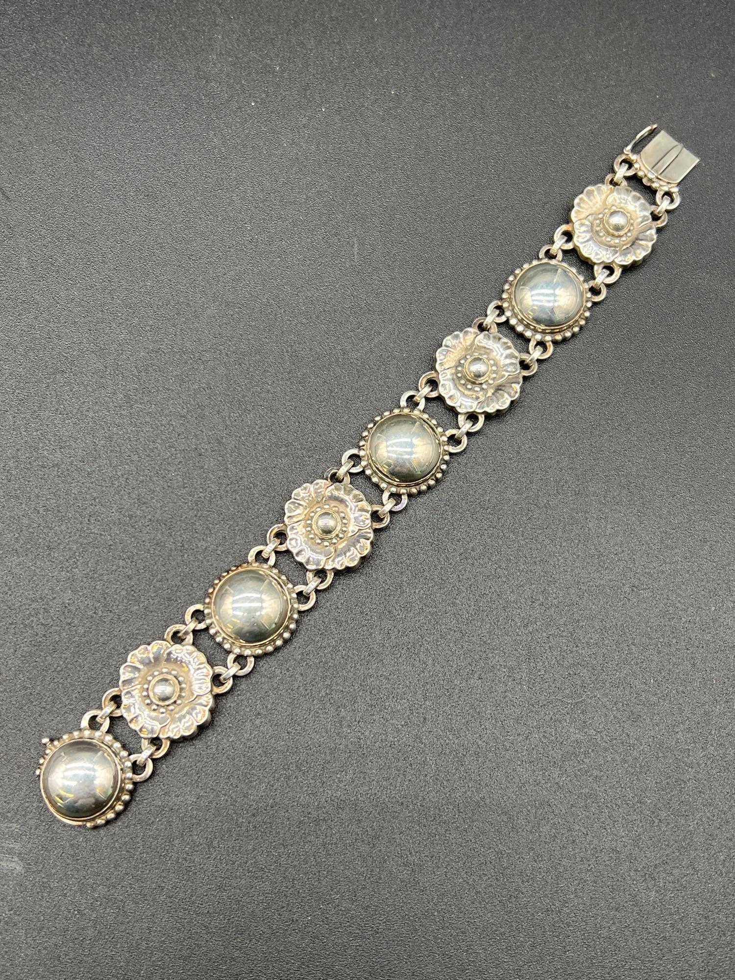 Georg Jensen Sterling Silver Bracelet (1 of 4)