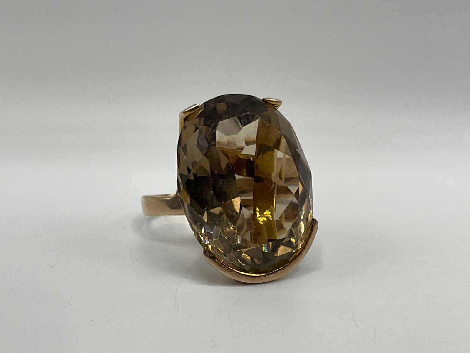 14K Topaz Solitaire Cocktail Ring (1 of 10)