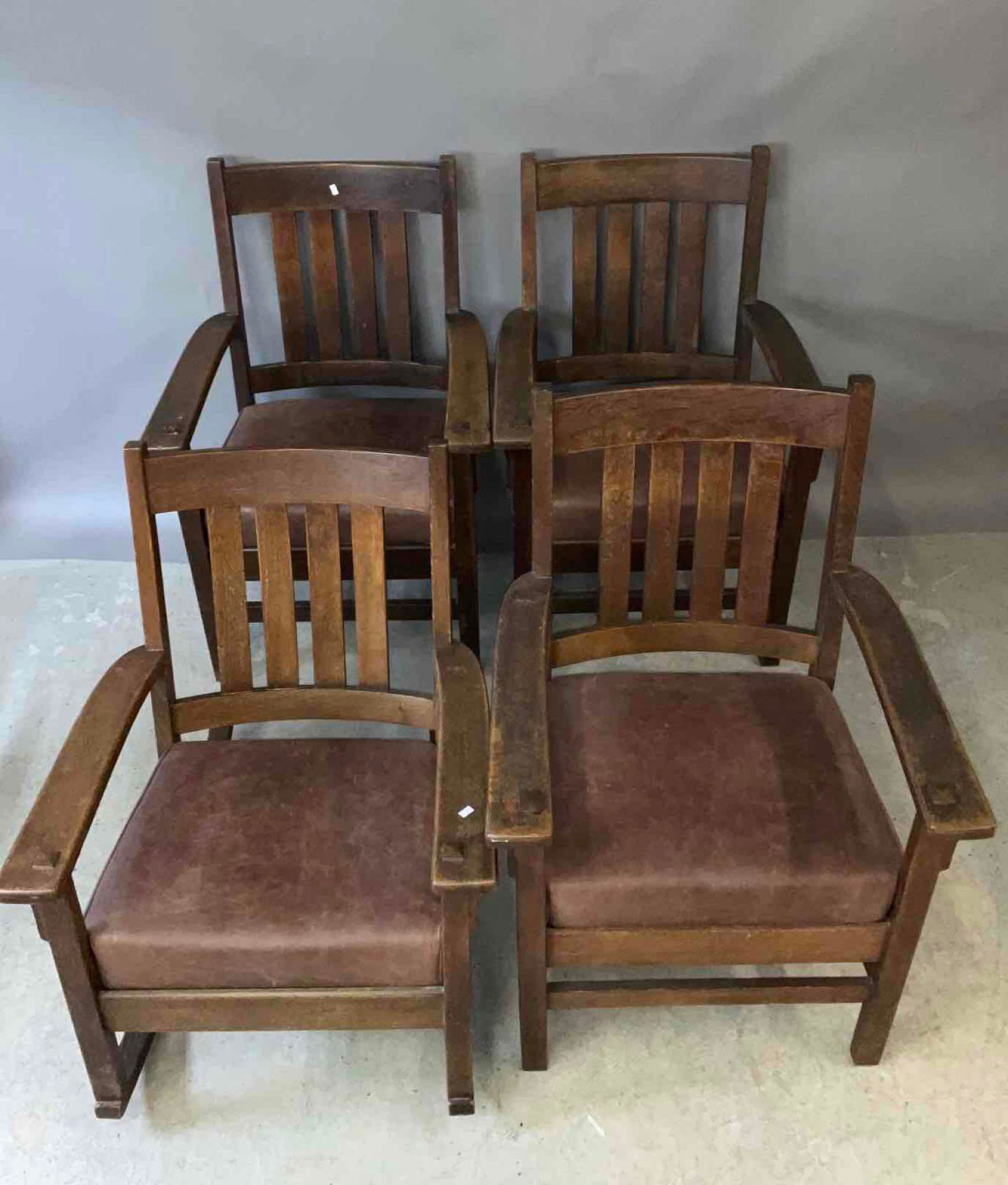 Four Mission Oak Chairs (1 of 20)
