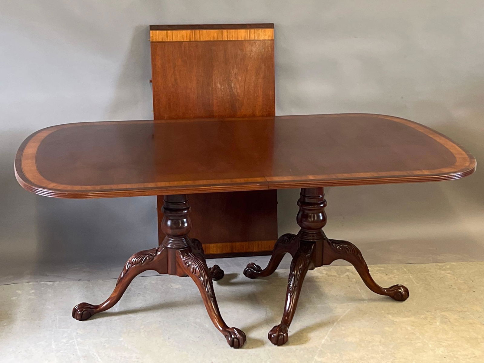 Ethan Allen Banded Mahogany Dining Table (1 of 6)