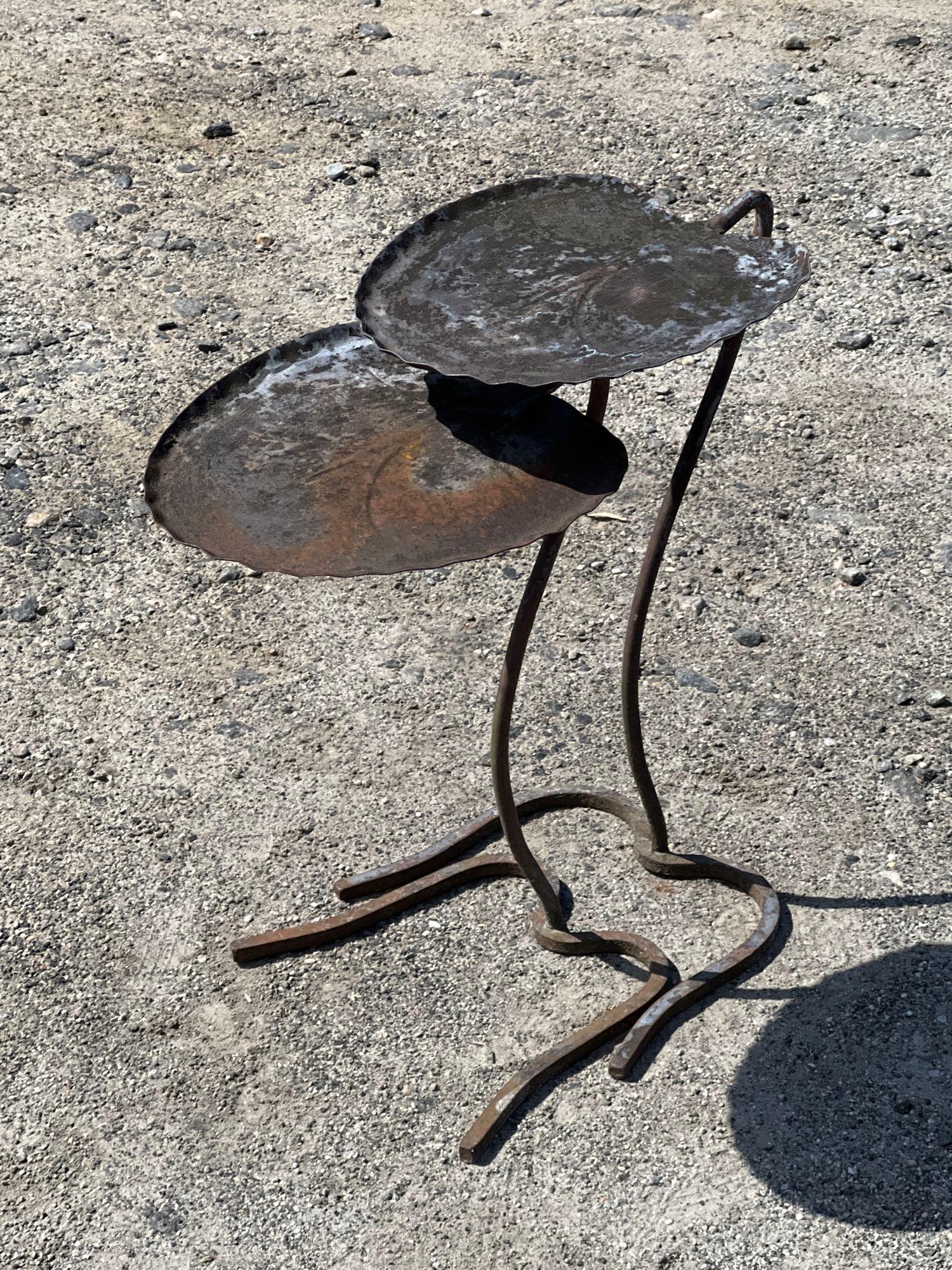 Two Salterini Lily Pad Leaf End Tables (1 of 3)