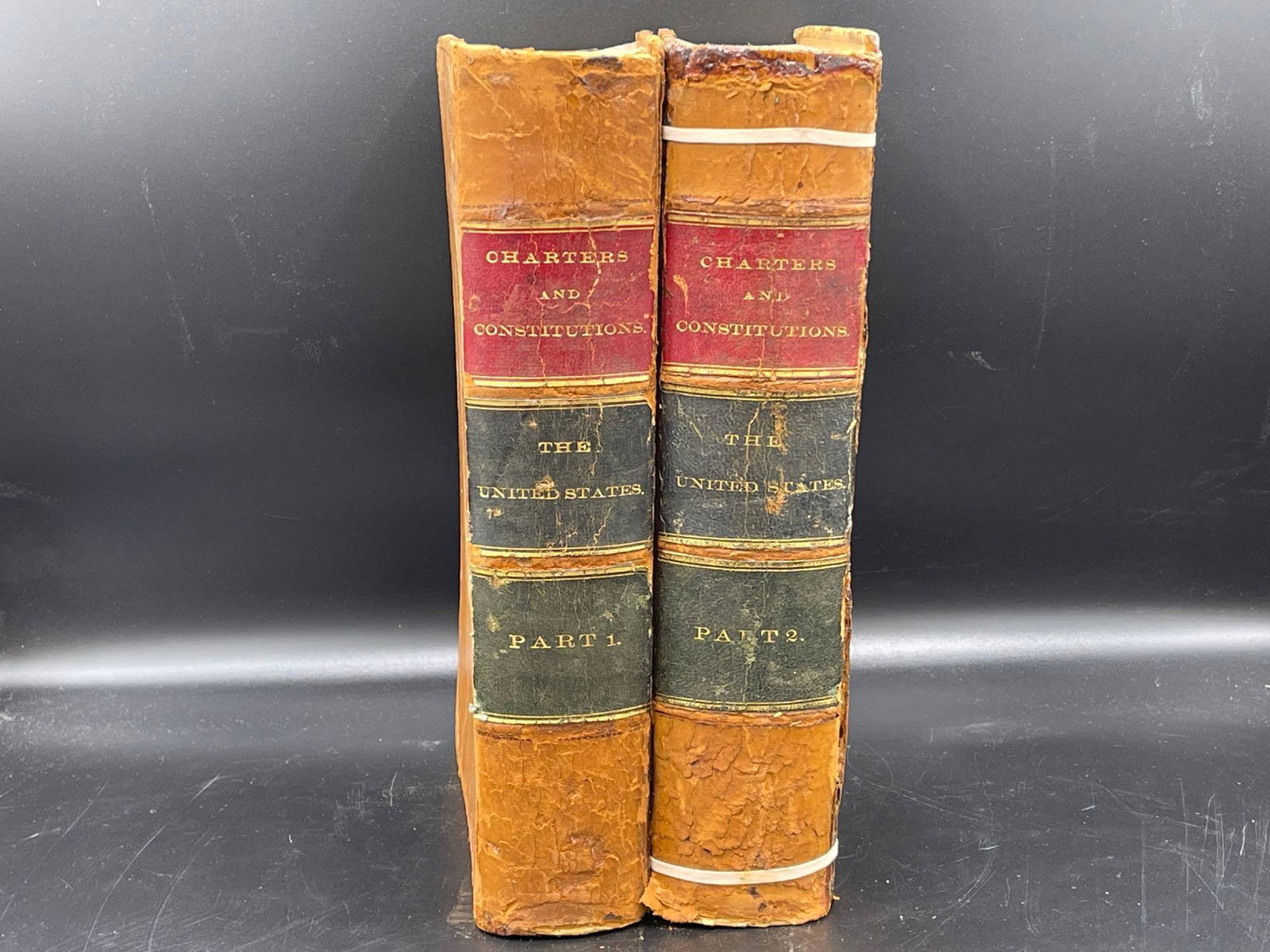 Two Volumes U.S. Charters & Constitutions (1 of 5)