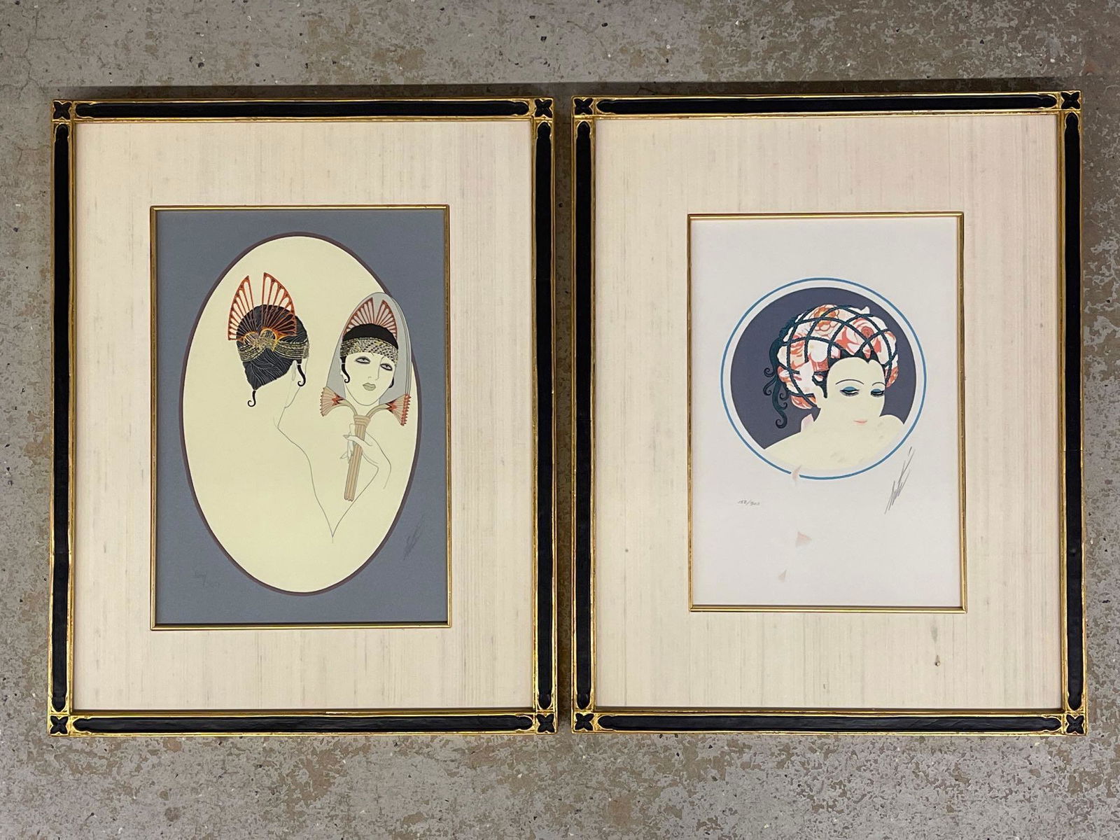 Pair of Signed Erte Lithographs (1 of 6)