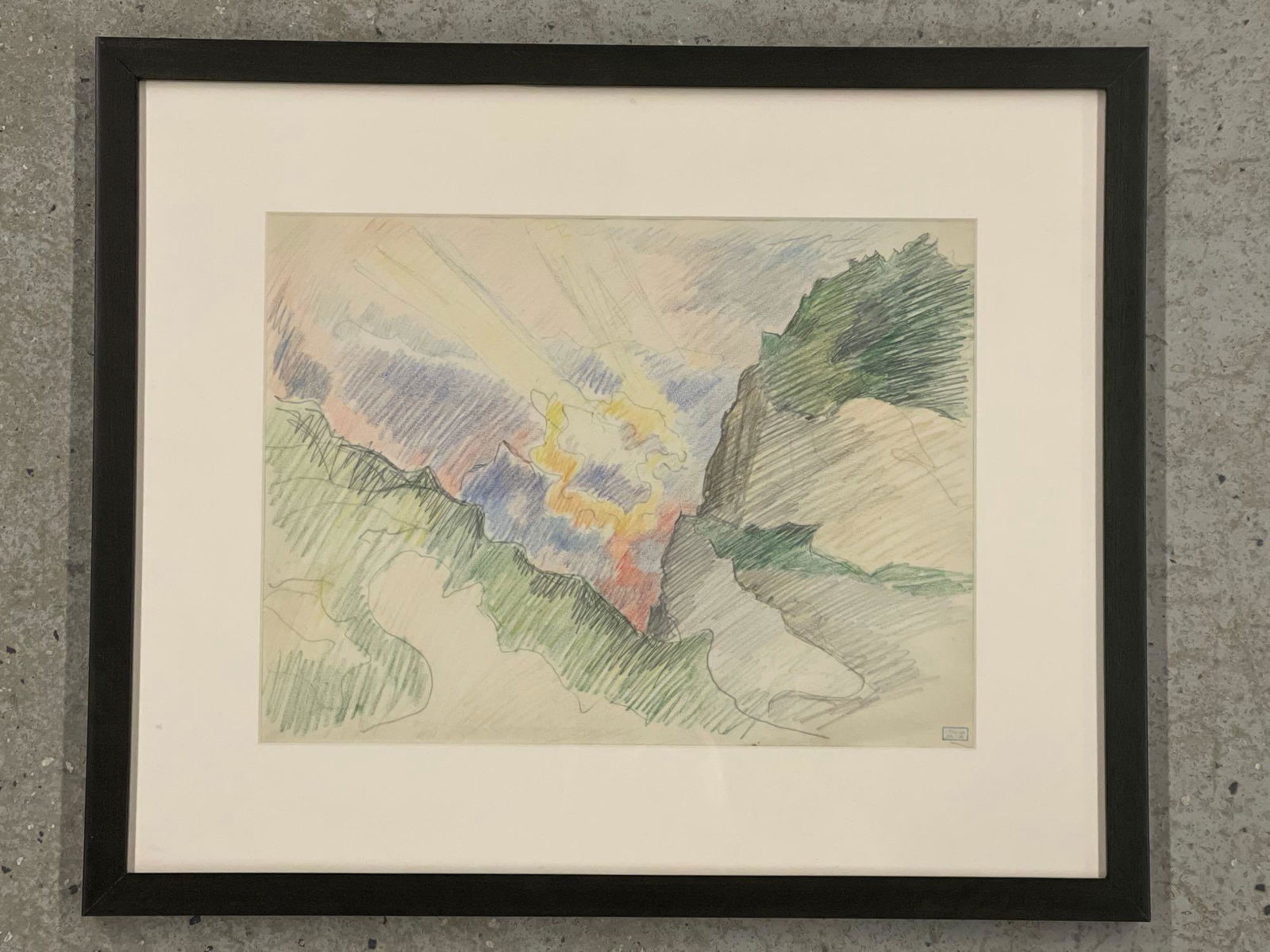 Joseph Stella. Pencil/Paper, Illustration (1 of 4)