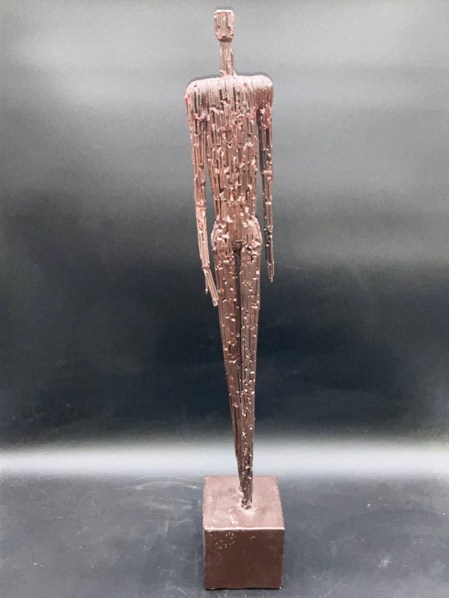 Brutalist Nail Art Sculpture of a Man (1 of 8)