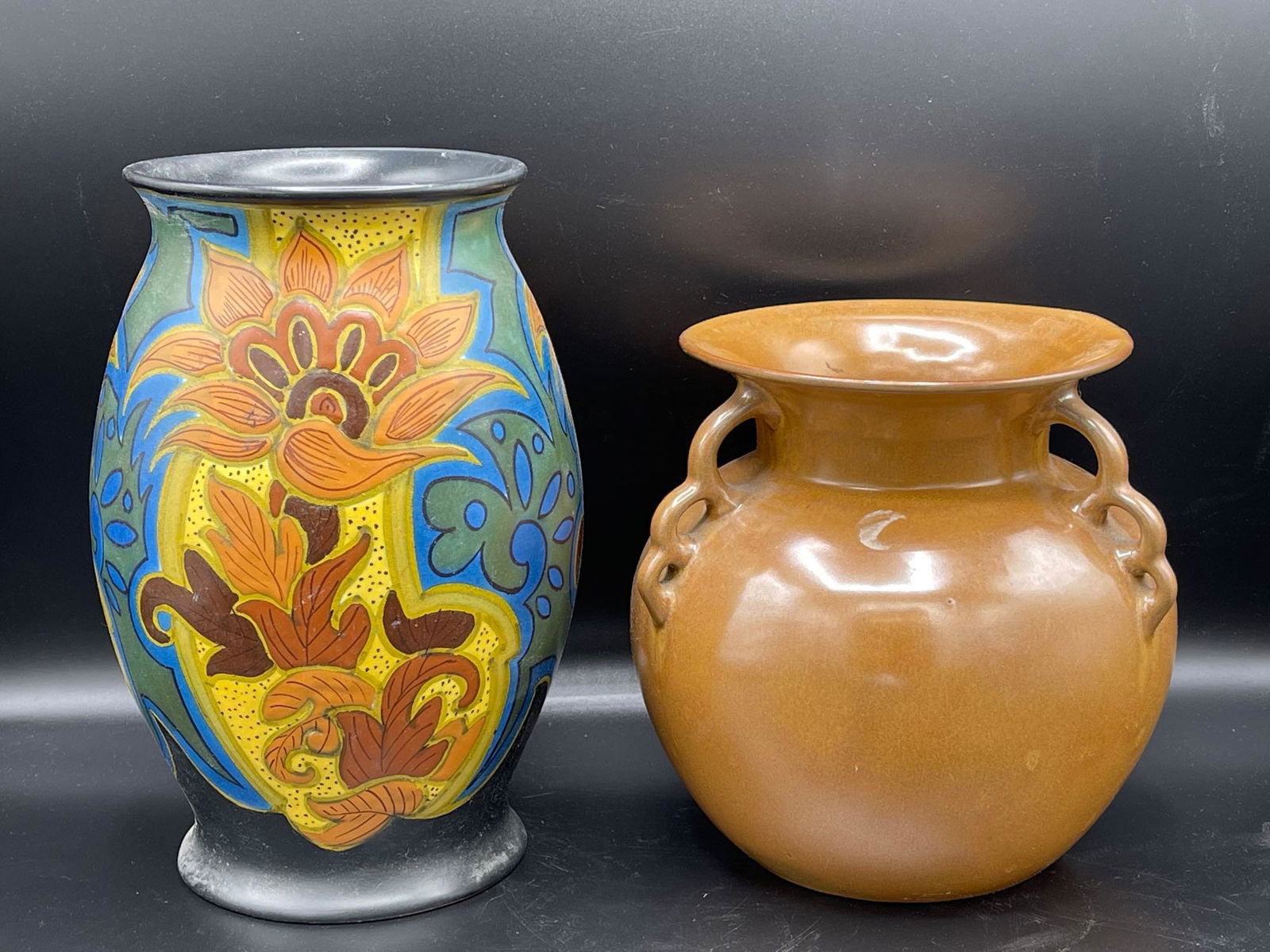 Two Art Pottery Vases (1 of 8)
