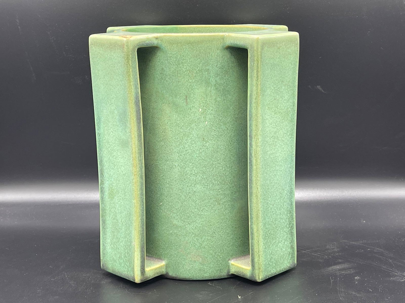 Teco Matte Green Art Pottery Vase (1 of 5)