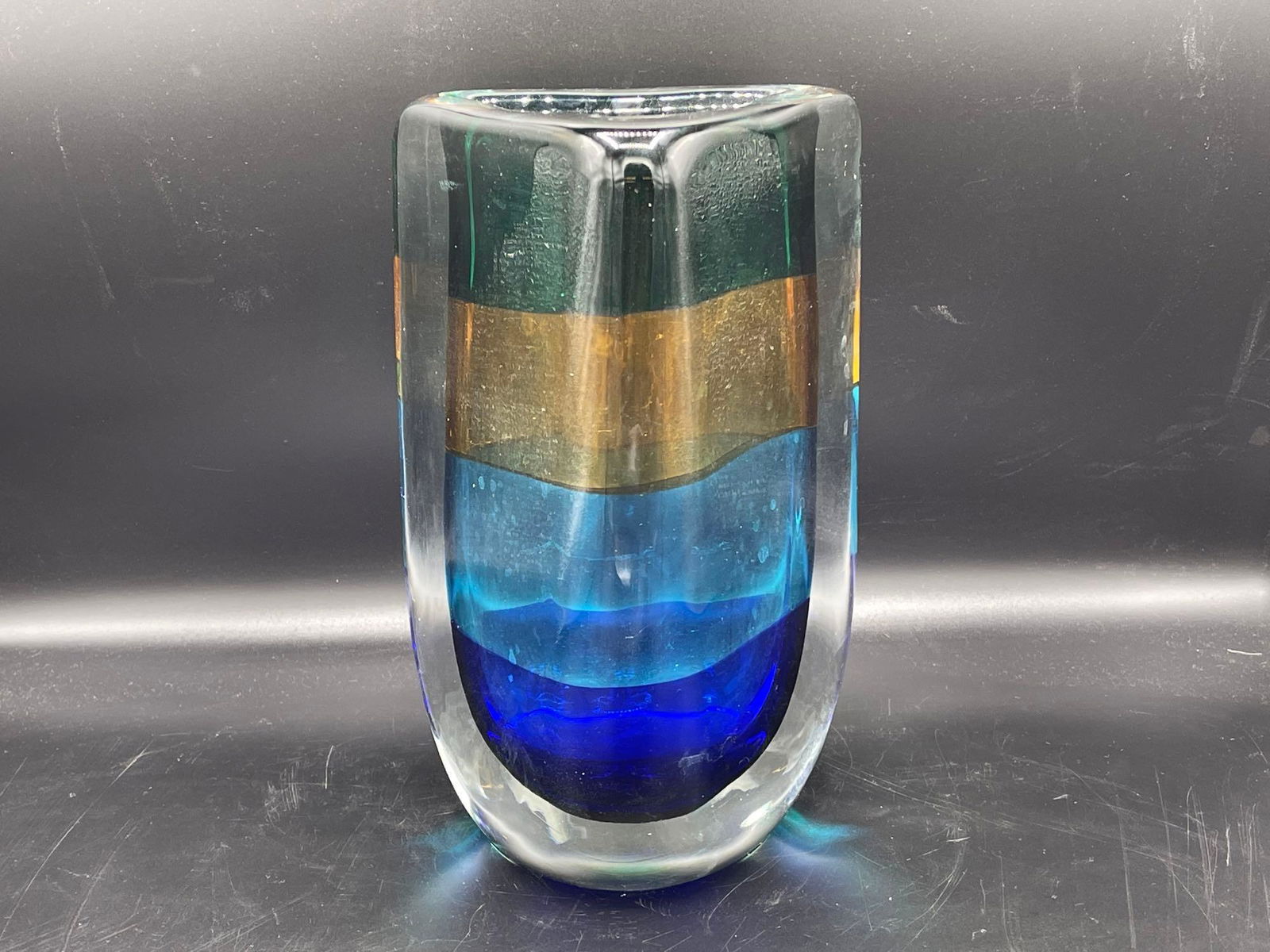 Bianconi Signed Murano Glass Vase (1 of 4)