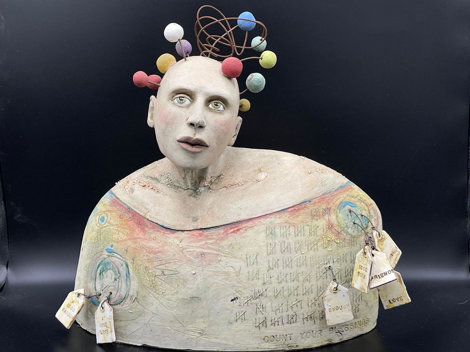 Nancy Kubale Ceramic Bust (1 of 4)