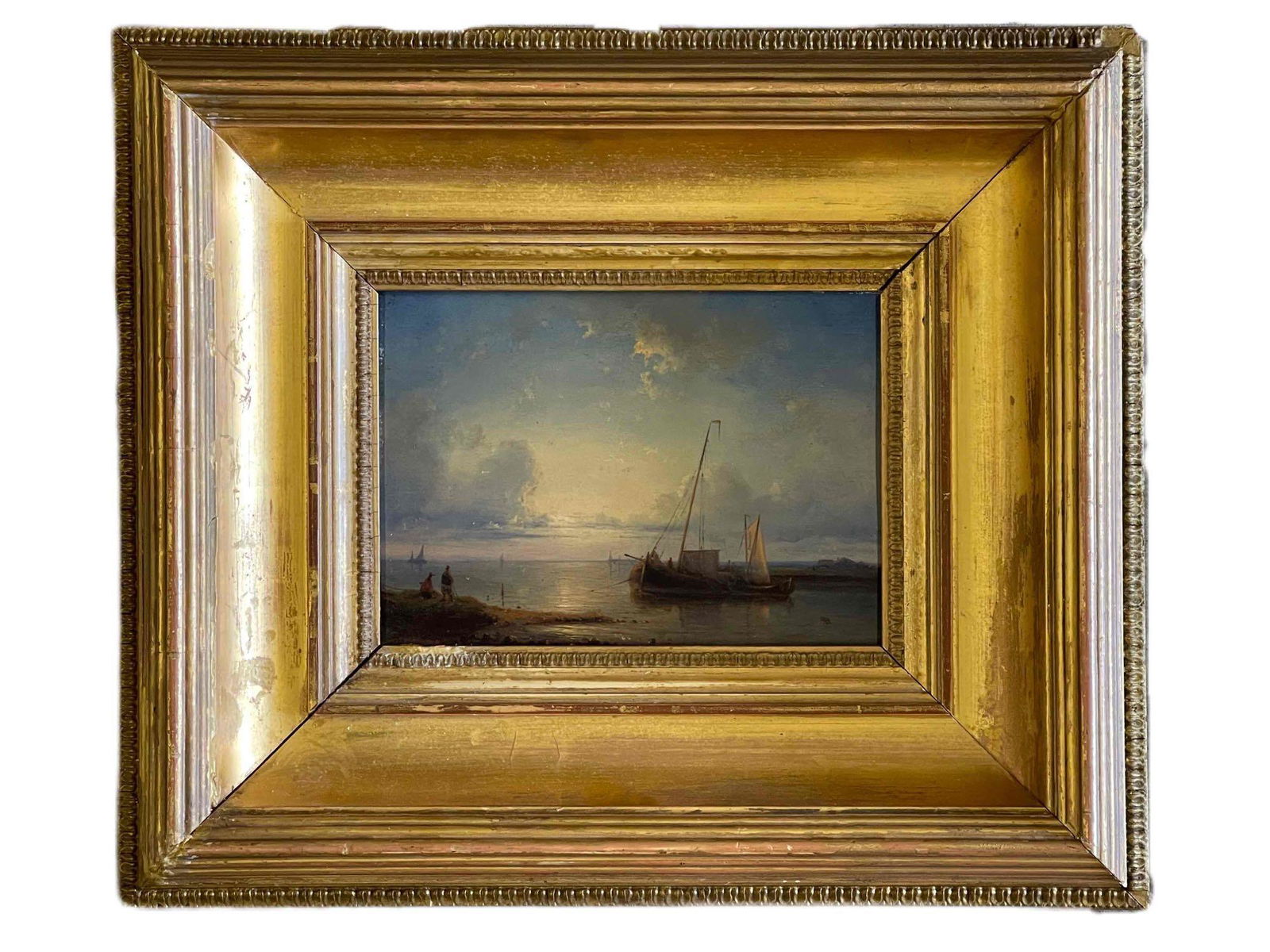 Barend Koekkoek. Oil/Board, Seascape (1 of 4)