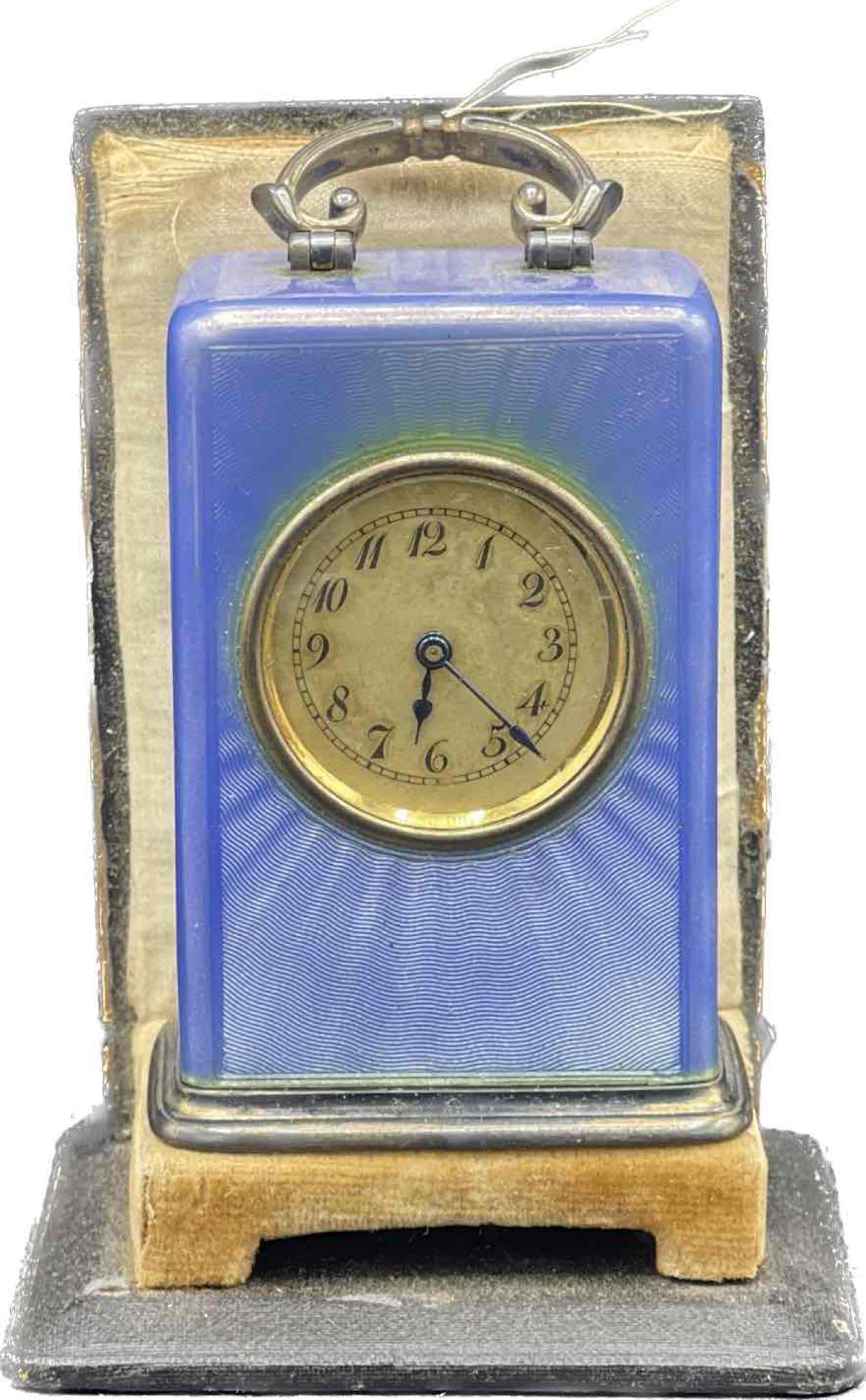 David Andersen Guilloche Sterling Clock (1 of 7)