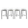 4 Vecta Group Wrought Iron Bar Stools