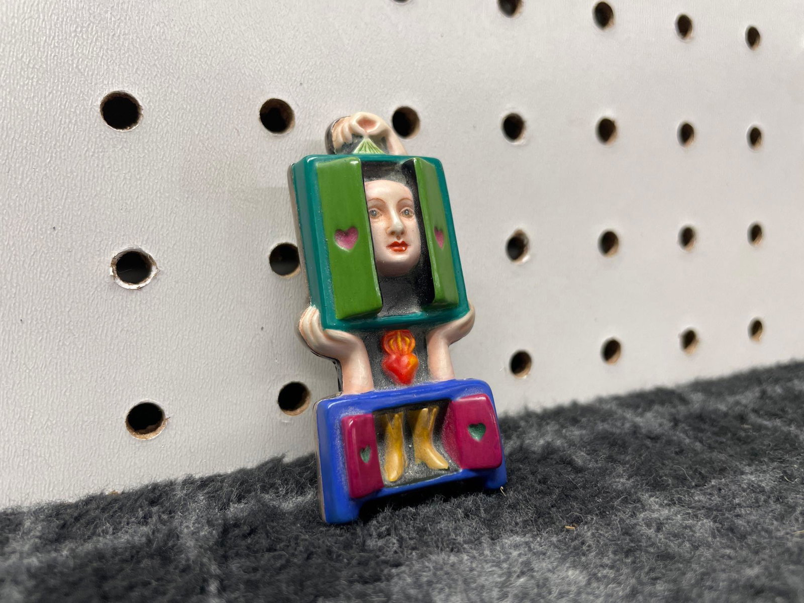 Sergio Bustamante Sterling Pendant Brooch (1 of 11)