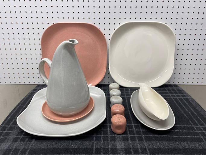 12 Russel Wright American Modern Serving Dishes