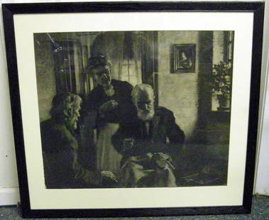 Walter Taylor, Watercolor: Walter Taylor (Frank Walter Taylor), Watercolor. Illustration titled The Cobbler. Signed upper right. 23" x 27-1/2".