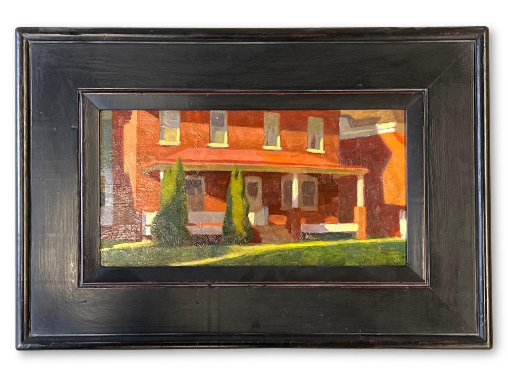 Jon Redmond. Oil/panel, West Chester Auction