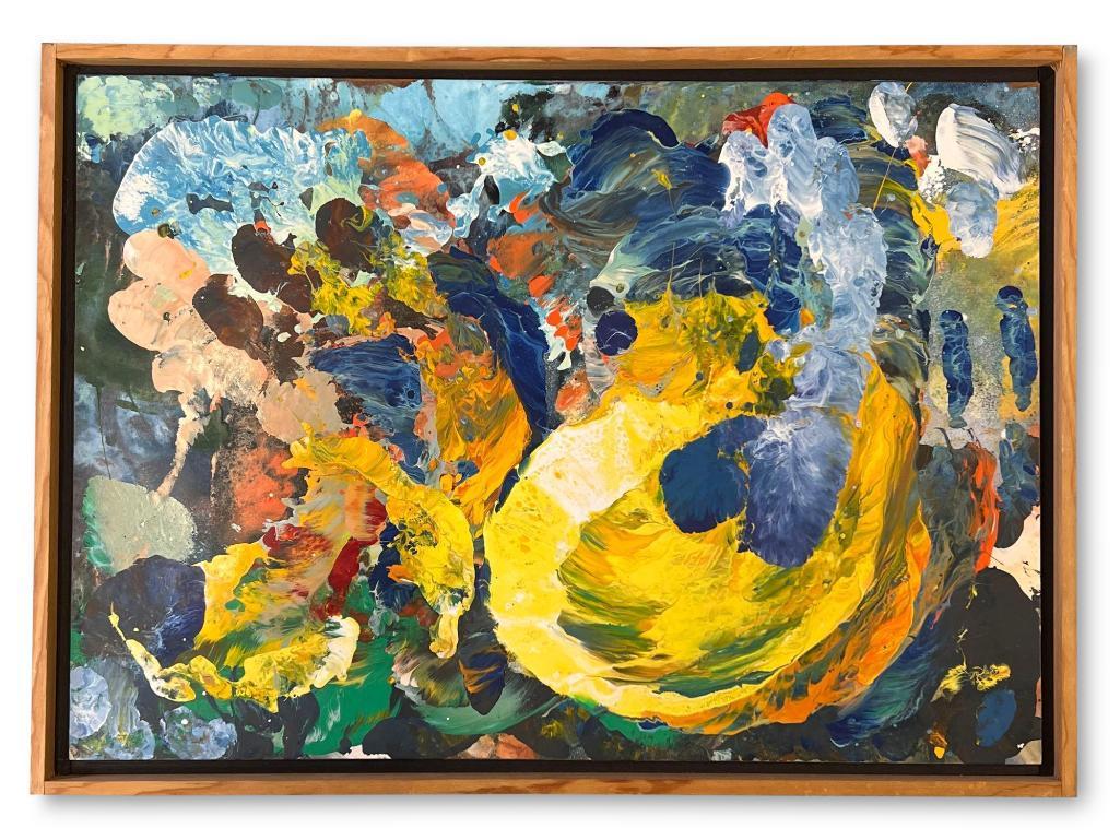 Charles Clough. Oil/Board, Abstract (1 of 6)