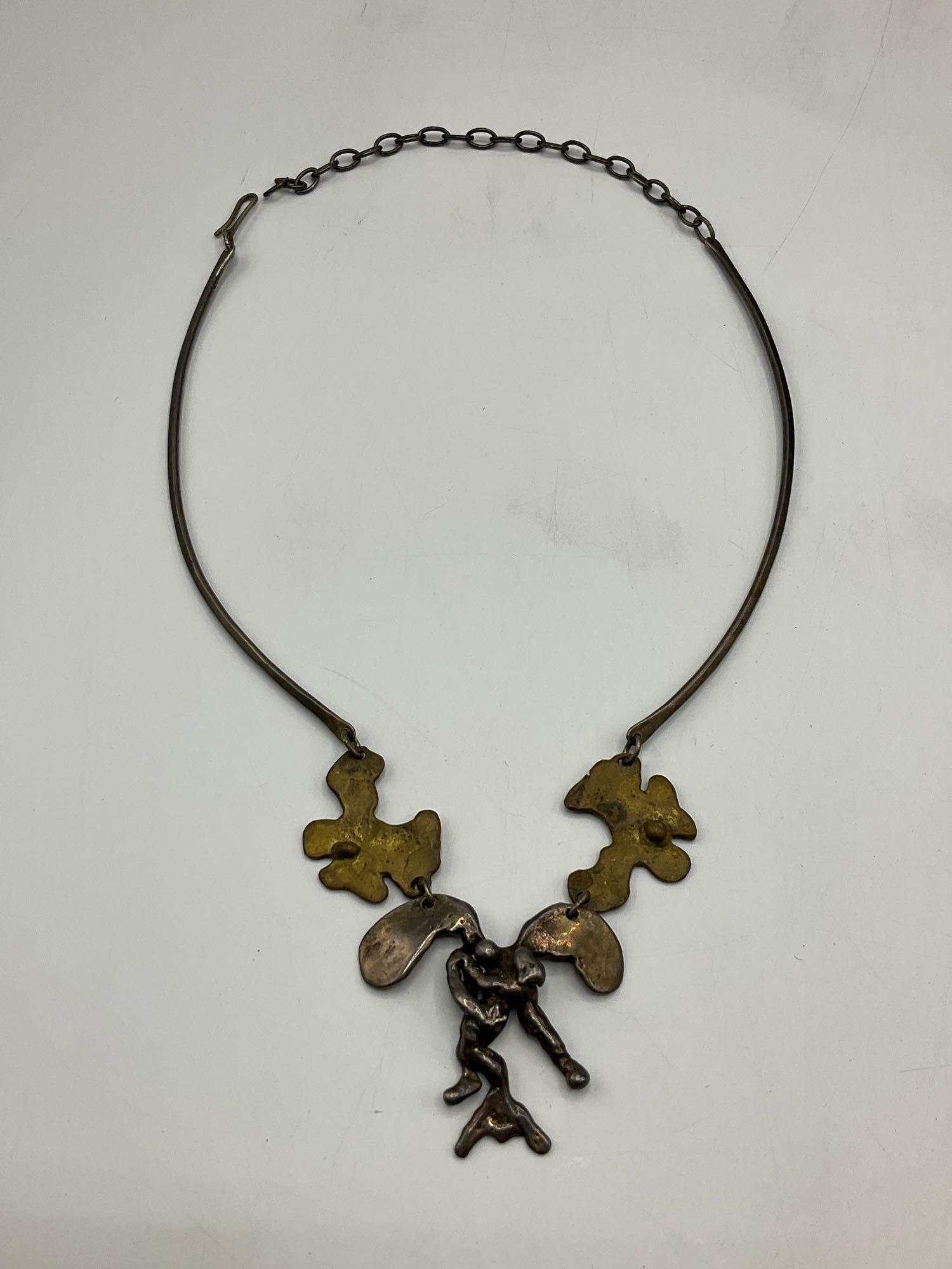 Early David Yurman Brutalist Figural Necklace (1 of 6)