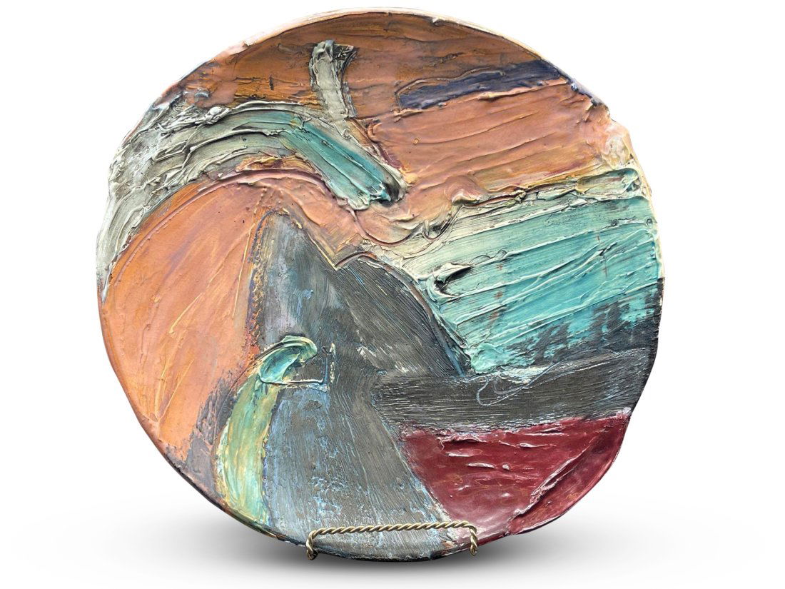 Suzanne Stephenson. Ceramic Charger (1 of 3)