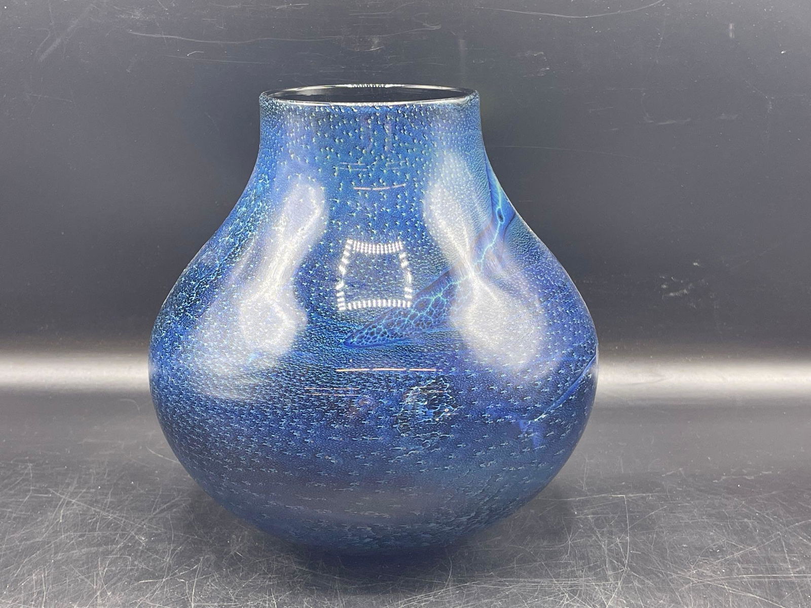 Josh Simpson Art Glass Vase Auction