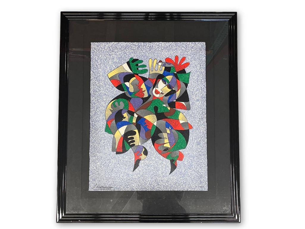 Anatole Krasnyansky. Signed Lithograph, Dancer (1 of 6)