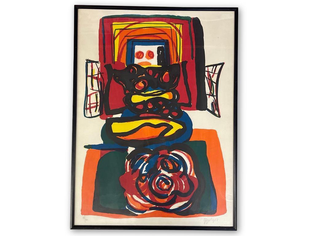 Karl Appel. Signed Lithograph, Abstract (1 of 7)