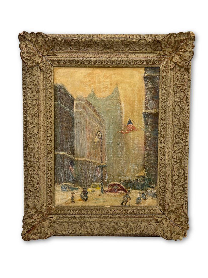 Johann Berthelsen (Attrib.). Oil/Panel, Winter (1 of 6)