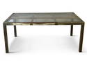 1970s Steel and Glass Dining Table