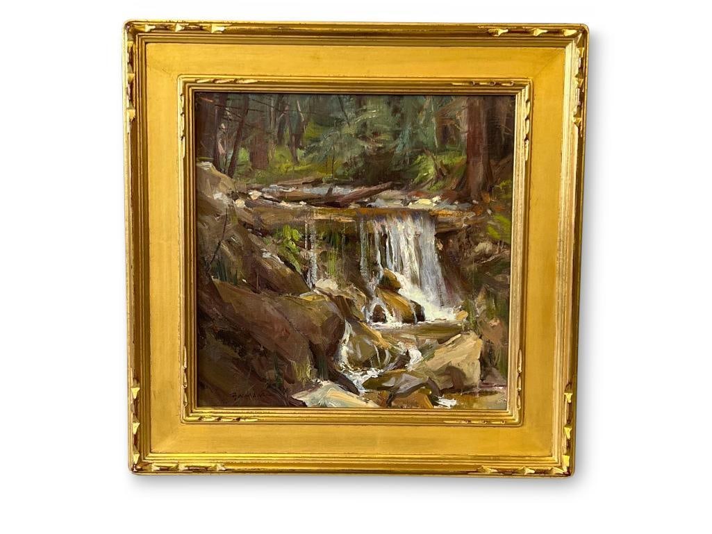 Kenn Backhaus. Oil/Panel, Big Sur (1 of 4)