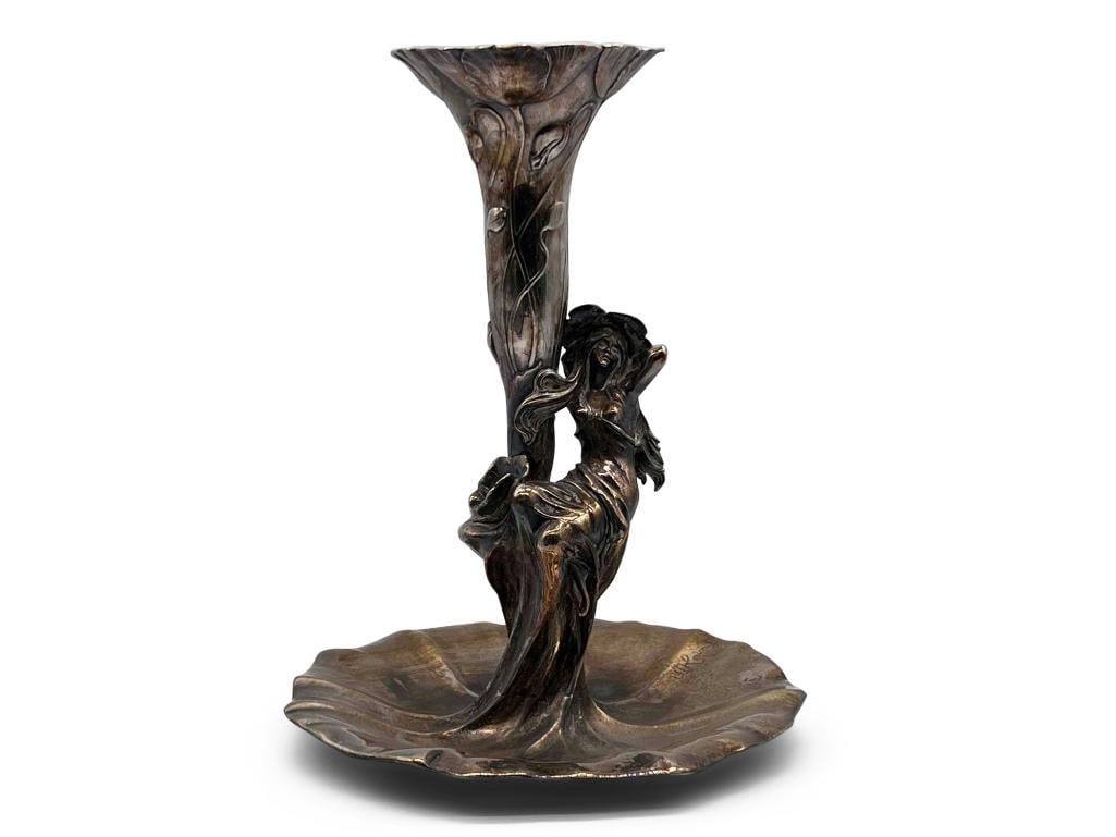 Elsie Ward Hering White Metal Figural Vase (1 of 6)