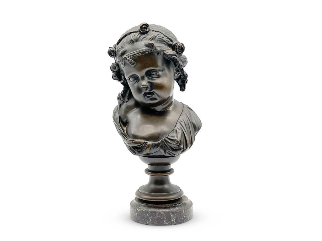 After Moreau Bronze Bust of a Child (1 of 5)