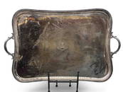 Scottish Sterling Silver Handled Tray