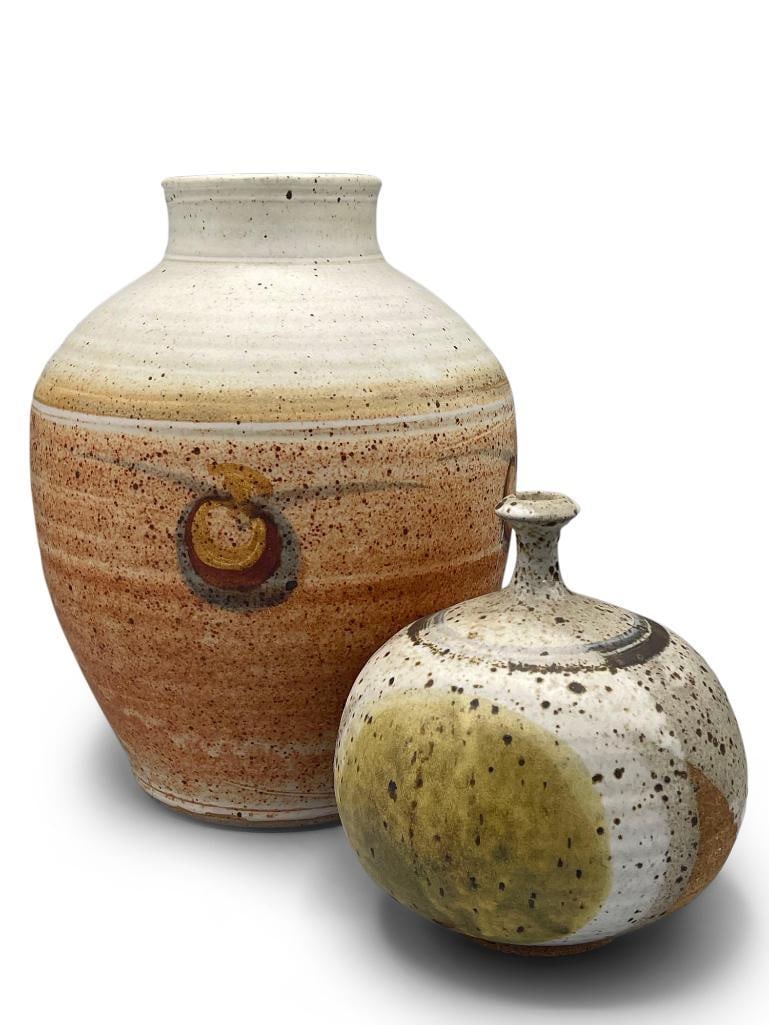 Studio Pottery Stoneware Signed Vases (1 of 7)