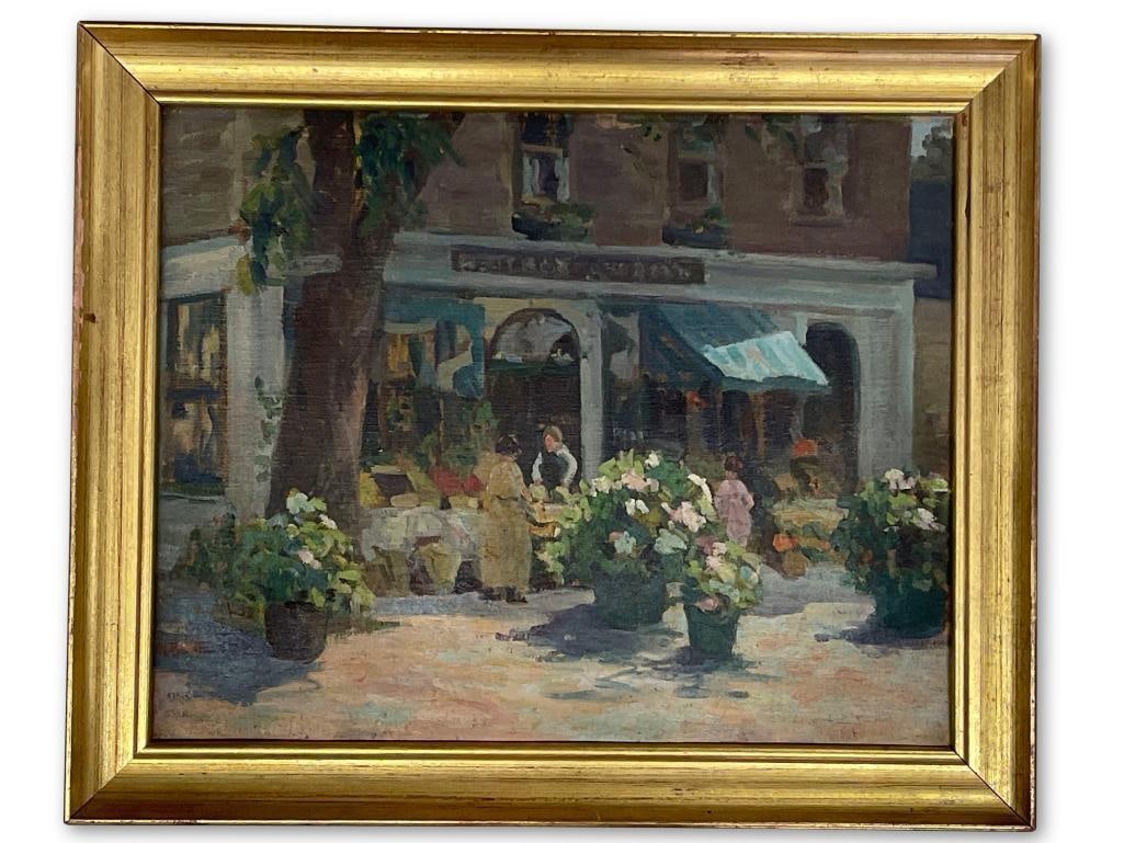 Neal Bose. Oil/Canvas, Flower Market (1 of 6)