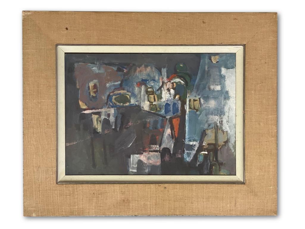 Zvi Mairovich, Oil/Panel, Abstract (1 of 4)