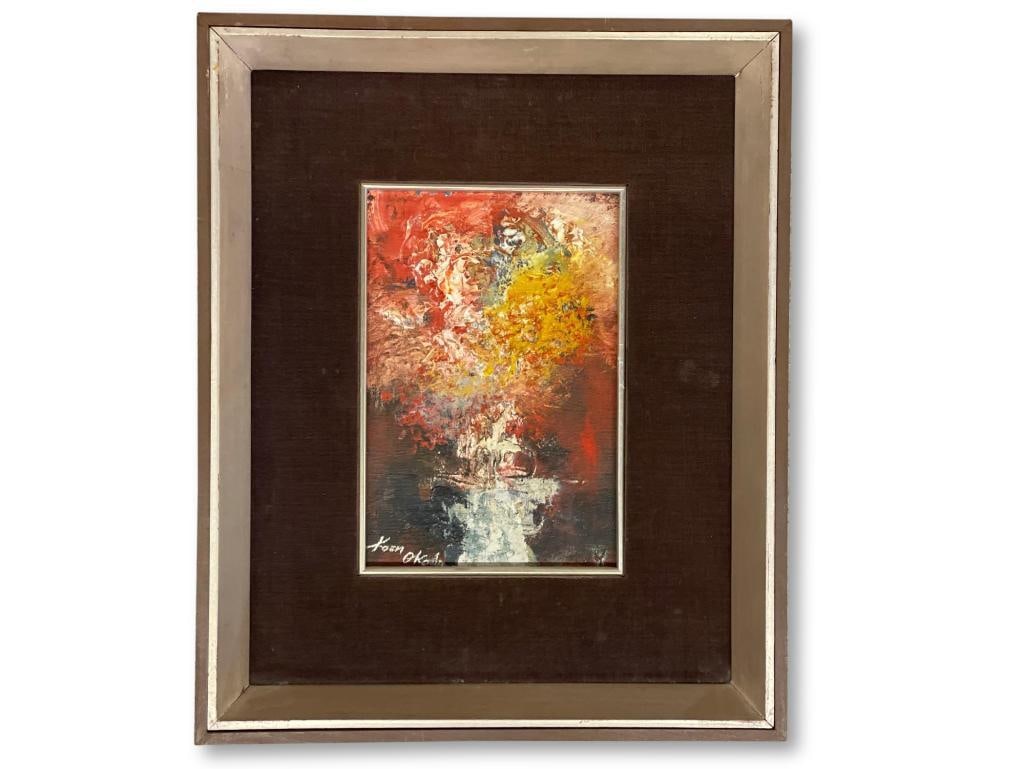 Koen Okada. Oil/Canvas, Abstract (1 of 4)