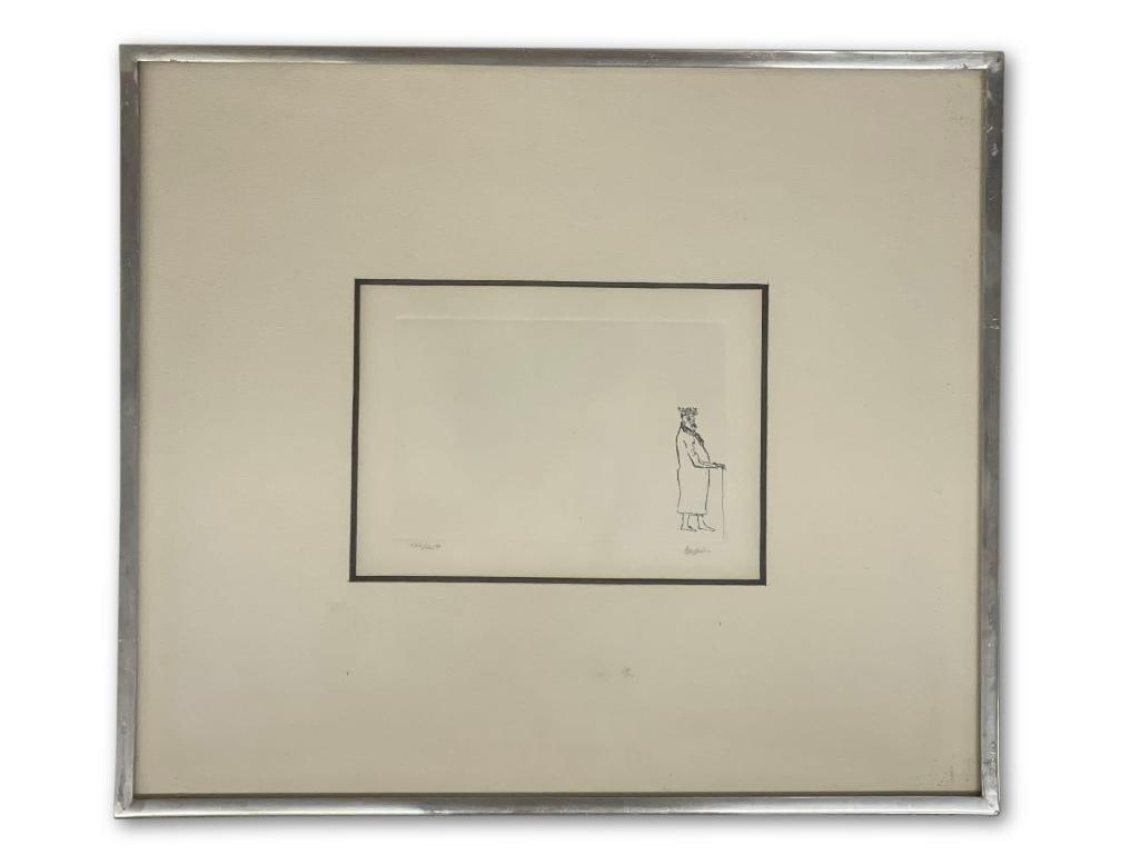 Leonard Baskin. Etching/Paper, Rabbi (1 of 6)