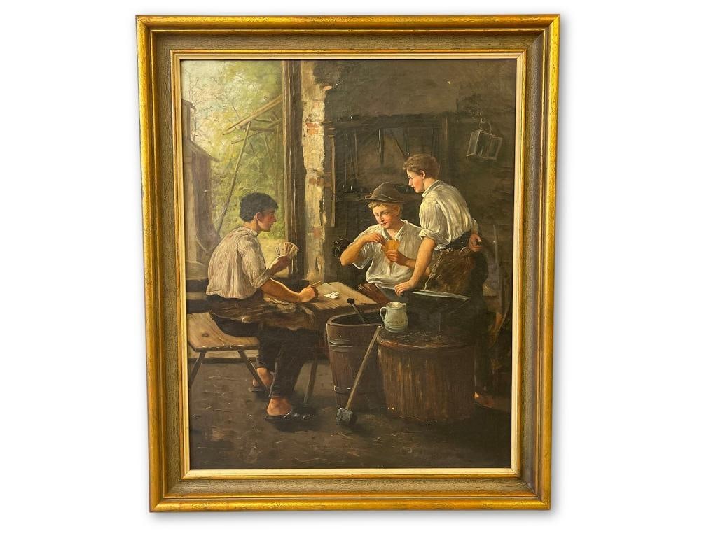 19th C. American School Oil/Canvas (1 of 5)