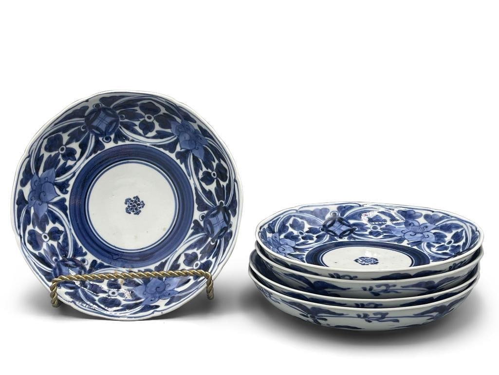 Five Japanese Porcelain Plates (1 of 5)