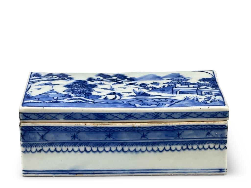 Early 19th C. Chinese Canton Brush Box (1 of 5)