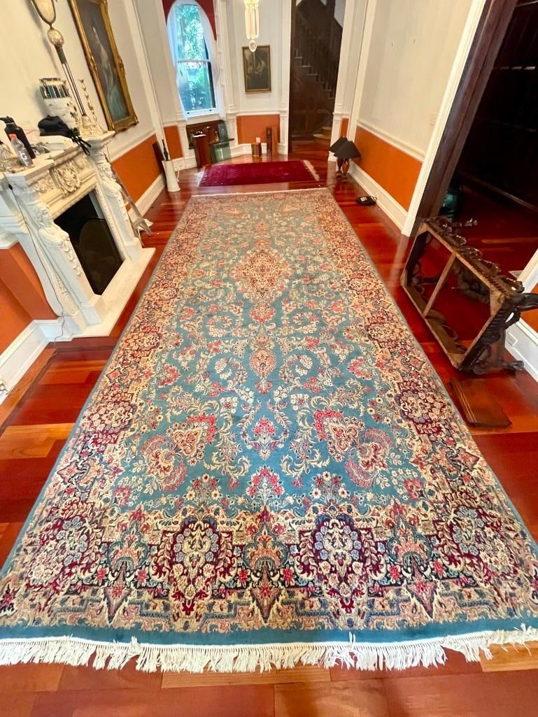 Palace-Size Kirman Carpet, 22ft 6in x 9ft 7in (1 of 4)